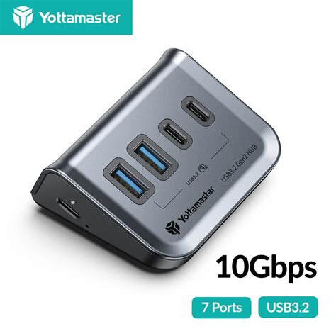 Yottamaster Divisor De M Ltiples Puertos USB A Tipo C Estaci N De