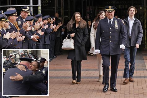 Nypd Chief Of Department Ken Corey Gets Raucous Farewell