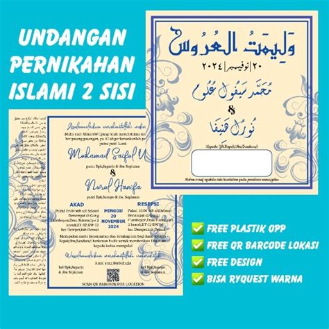 Jual Undangan Pernikahan Undangan Pernikahan Aestetic Undangan Unik