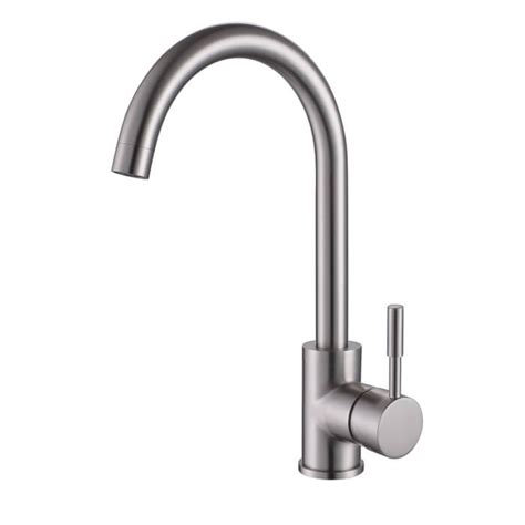genoa kitchen sink monobloc mixer tap  stainless steel