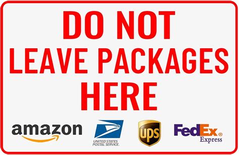 Amazon Please Deliver All Packages Inside The Porch Sign For