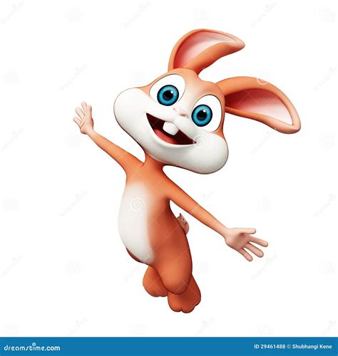 Flying bunny stock illustration. Illustration of cute - 29461488