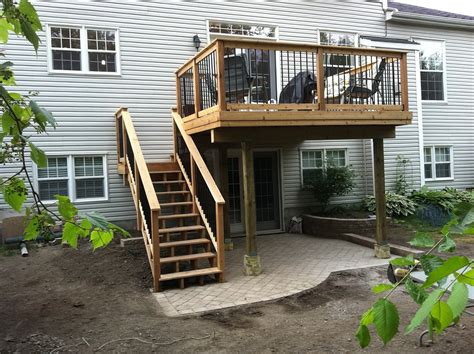 Second Story Deck Plans Home Design Ideas