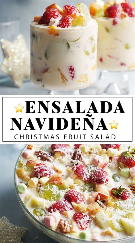 Ensalada Navideña Mexican Christmas Fruit Salad Artofit