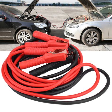 2024 1 Pair Of 12v Car Power Booster Cable Emergency Battery Jumping