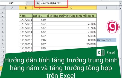 Hướng Dẫn Tính Tốc độ Tăng Trưởng Bình Quân Và Tốc độ Tăng Trưởng Kép