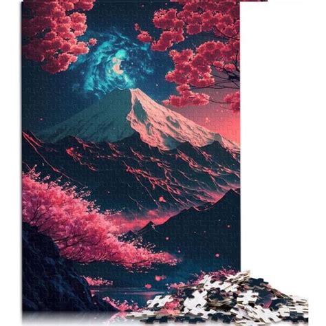 Jigsaw Puzzles For Adults Cherry Blossom Japan Art Jigsaw Puzzles