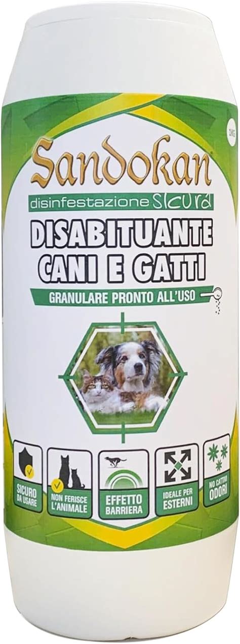 Sandokan Disabituante Cani E Gatti Ml Granulare Crea Barriera