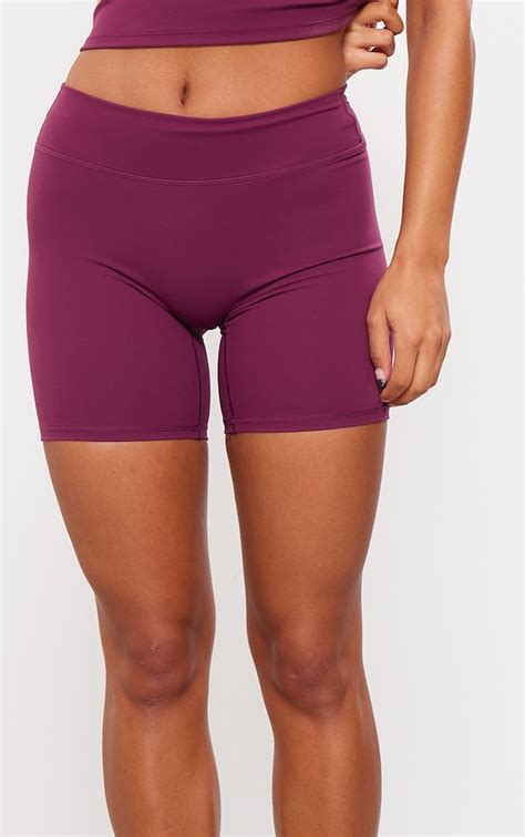 Plum Sculpt High Waist Gym Shorts Activewear Prettylittlething Usa