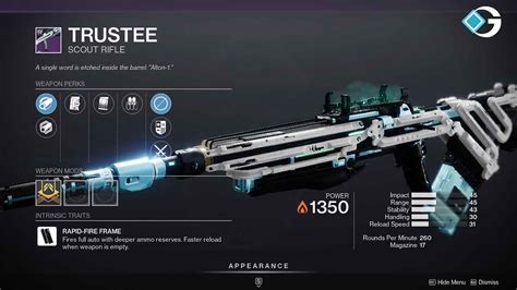 Destiny Top Best Scout Rifles In Gameriv