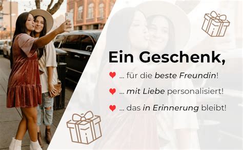 Amazon De Pulse Of Home Beste Freundin Geschenke Personalisiert