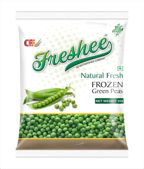 A Grade Frozen Green Peas Kg Safal Matar Gunny Bag Packaging Size