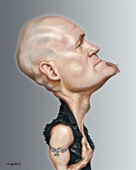 Rock Caricature By Sebastian Cast GagDaily News