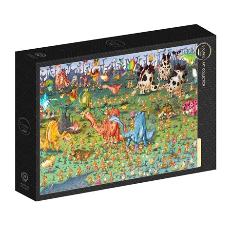 Puzzle François Ruyer Dinosaurs Grafika F 32965 1000 pieces Jigsaw