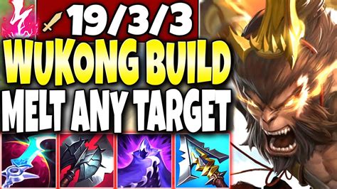 Meet The Best Wukong Season 11 Build Guide To Melt Any Target 🔥 Lol Top