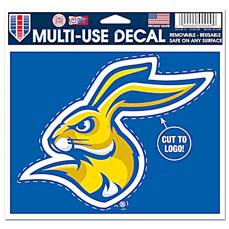 5 in x 6 in SDSU Jackrabbits Logo Multi-Use Vinyl Decal at Fleet Farm