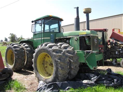 West Auctions Auction Daves Hay Barn Inc In Esparto California Item John Deere 8440 Tractor