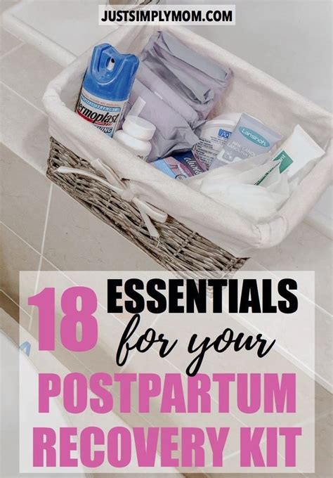 Essentials For Your Postpartum Survival Kit To Help Heal Faster