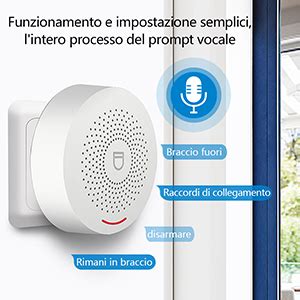 Pgst Kit Allarme Casa Senza Fili Antifurto Casa Wireless Wifi Sistema