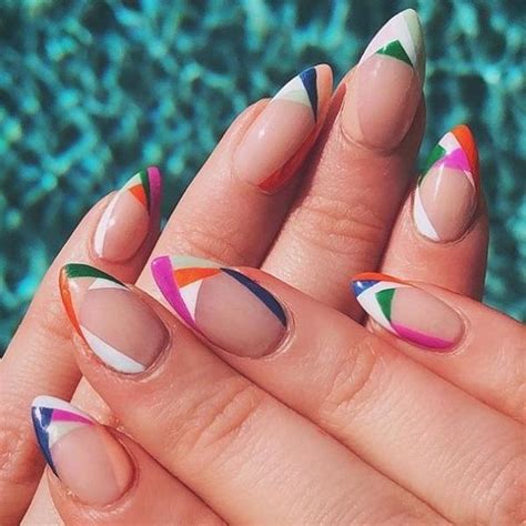 40 Geometric Nail Art Ideas | Art and Design