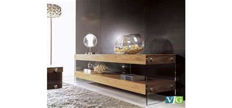 Contemporary Walnut Tv Unit