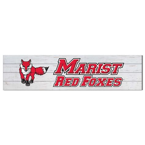 Marist Red Foxes 40'' x 10'' Logo Sign