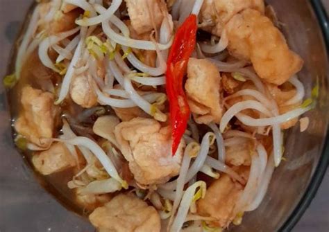 Resep Tumis Tahu Putih With Toge Oleh Mama Arkha Cookpad