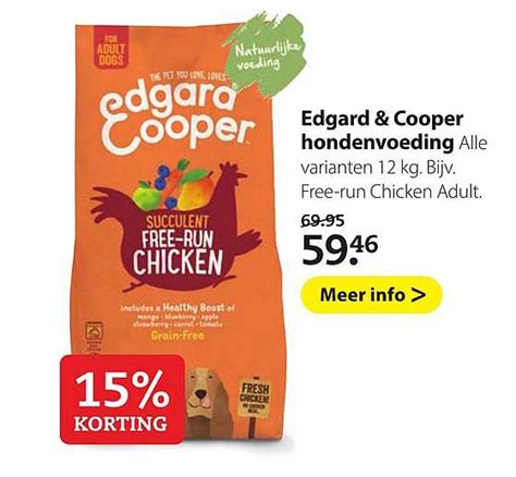 Edgard Cooper Hondenvoeding 15 Korting Aanbieding Bij Pets Place