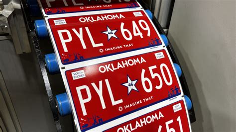 Oklahoma Unveils New License Plate Design Guthrie News Page