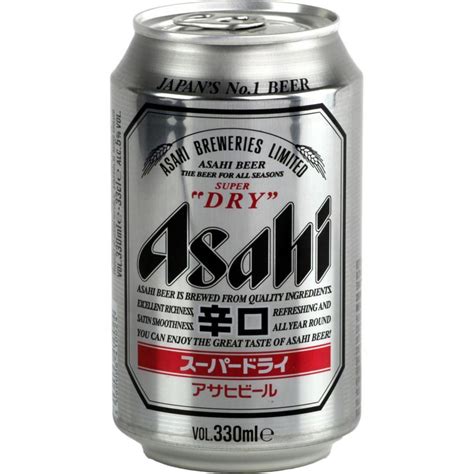 Asahi Japanese Beer In A Can Asahi Super Dry Can