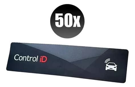 50x Tag Adesivo Veicular Para Antena Uhf Control Id Iduhf Frete grátis