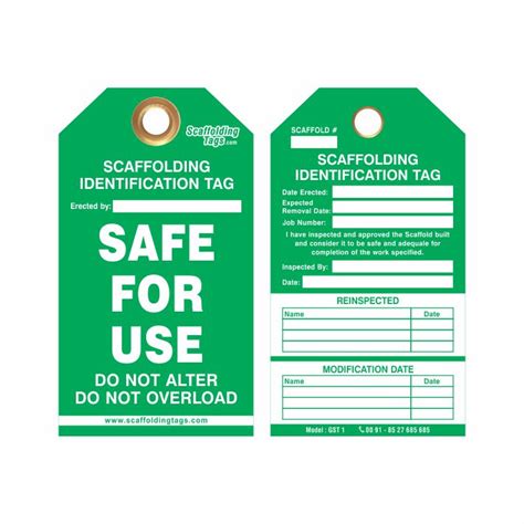 Customized Red Scaffolding Tags Manufacturer Caution Danger