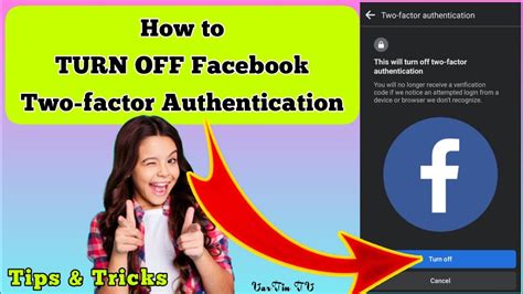 How To Turn Off Two Factor Authentication In Facebook Youtube