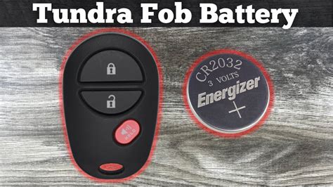 Toyota Tundra Key Fob Battery Change How To Remove