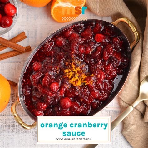 BEST Cranberry Orange Sauce Recipe Perfect For Thanksgiving