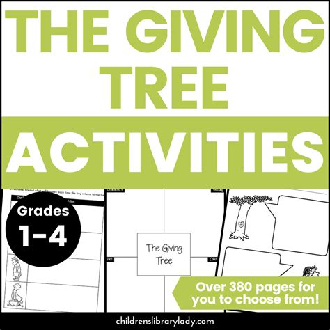 The Giving Tree Activities And Read Aloud Questions