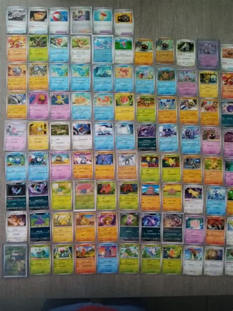 LOT 94 CARTES Pokemon 151 EV3 5 Ecarlate Et Violet Et Ronflex Promo Mew