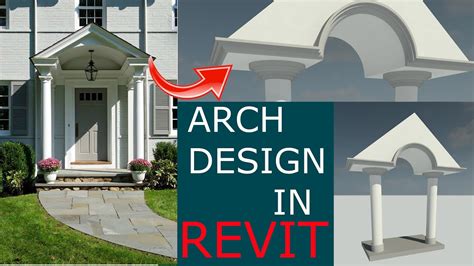 House Design In Revit Architecture Front Arch Design In Revit Revit