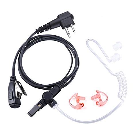 Commixc Walkie Talkie Earpiece Mm Mm Pin Covert Air Acoustic