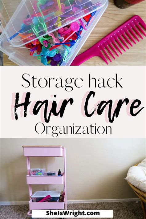 Storage Hack How To Organize Your Hair Care Products She S Wright Organizing Hair