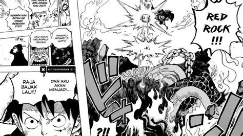 Spoiler Manga One Piece Chapter Efek Dari Tinju Red Rock Luffy