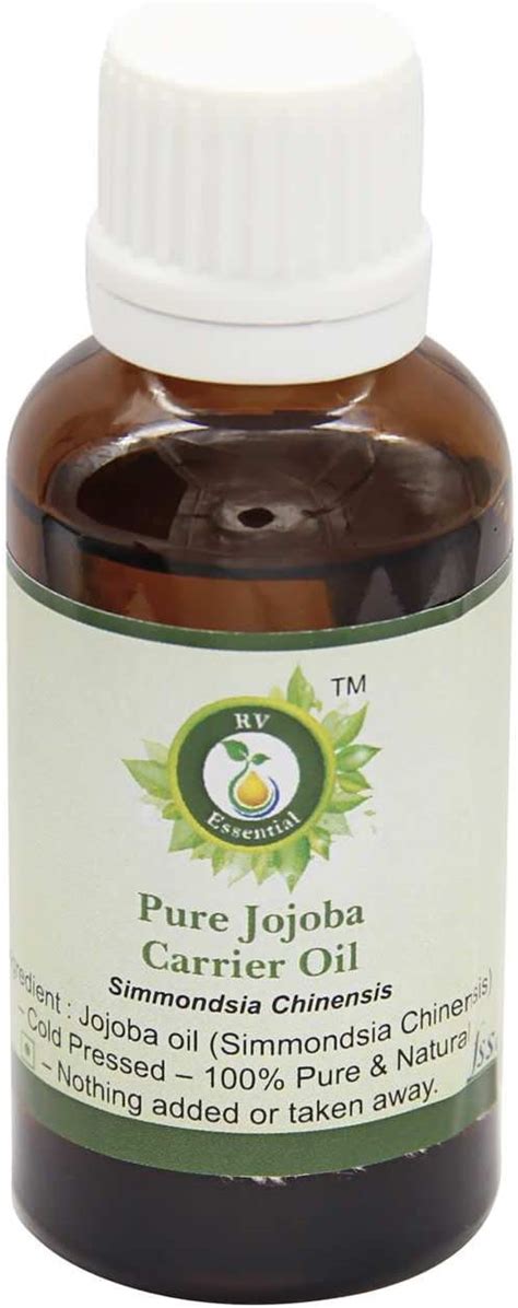 R V Essential Pure Jojoba Carrier Oil 30ml 1 01oz Simmondsia