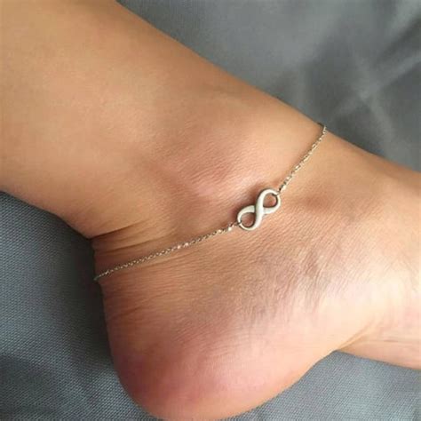 Infinity Anklet Etsy