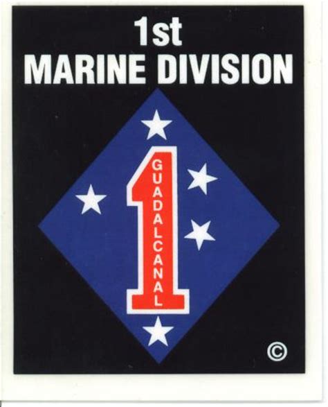 1st Marine Division Decal | North Bay Listings