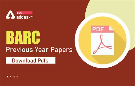 Barc Previous Year Question Paper With Solutions