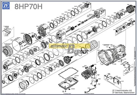 zfhp automatic transmission exploded view spare parts catalog
