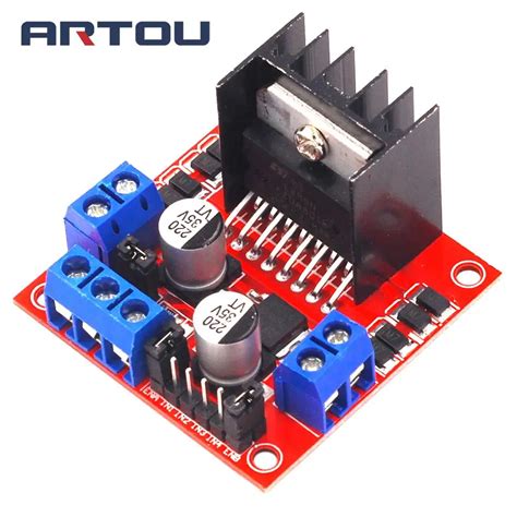 5PCS L298N Dual H Bridge DC Stepper Motor Driver Board Module