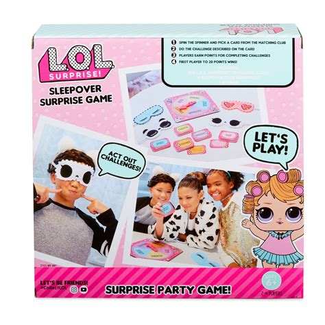 Lol Surprise Sleepover Surprise Active Party Game For Kids Lol