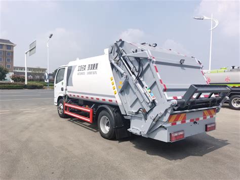 Compact Garbage Truck Cubic Meters Garbage Compression Truck