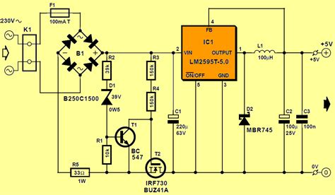 220v Ac To 12v Dc Converter Circuit Diagram Without Transformer